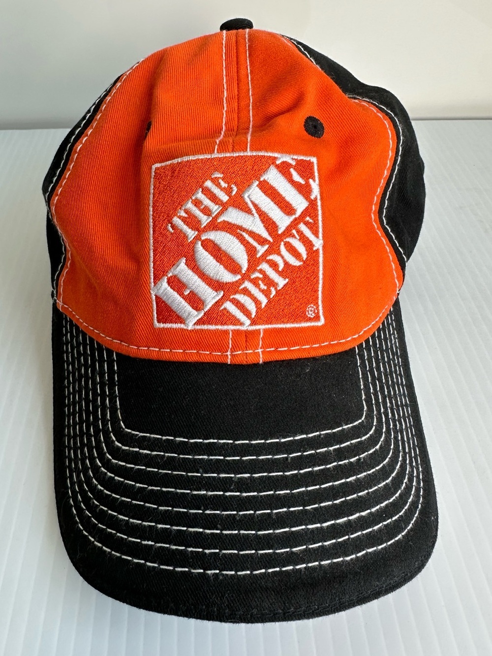 Vintage Home Depot Tony Stewart Hat Cap Strap Back One Size NASCAR Racing